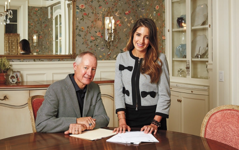 Ron And Stephanie Cordes at a table